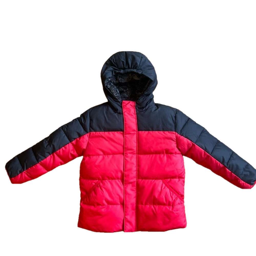 WonderNation Youth Hooded Winter Puffer Zip Front Coat Size XS 4-5 SKU#2460